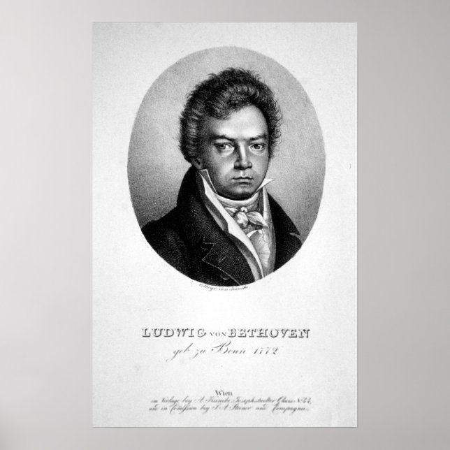 Affiche Ludwig van Beethoven (Devant)