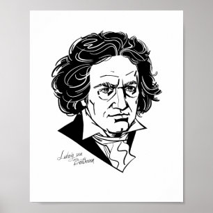 Affiche Ludwig van Beethoven