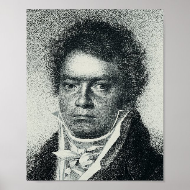 Affiche Ludwig Van Beethoven Portrait (Devant)