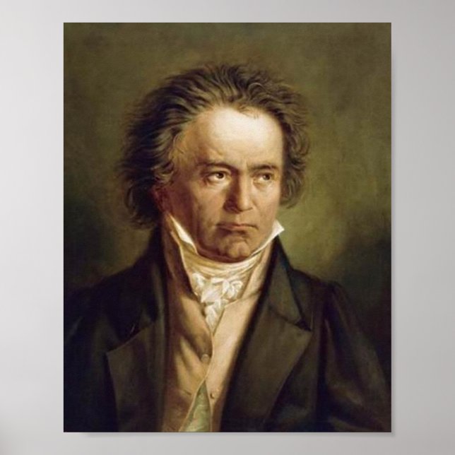 Affiche Ludwig Van Beethoven Portrait (Devant)