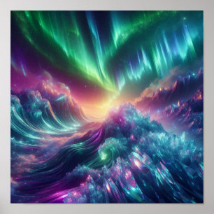 Affiche Lueur de l'Horizon de la Vague de Cristal de l'Aur