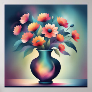 Affiche Lueur Florale Onirique