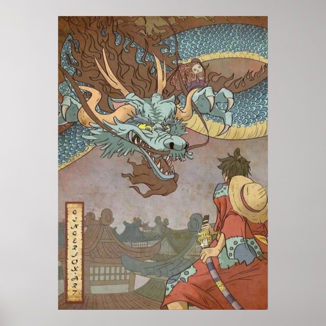 Affiche Luffy vs Kaido (Devant)