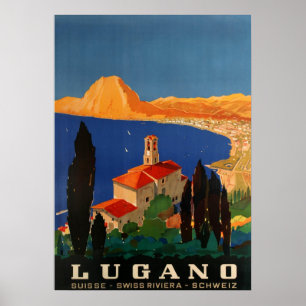 AFFICHE LUGANO