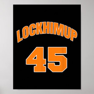 Affiche Lui 45 Arrestation de la prison Trump Trump Anti T