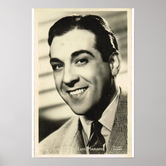 Affiche Luis Mariano (Devant)