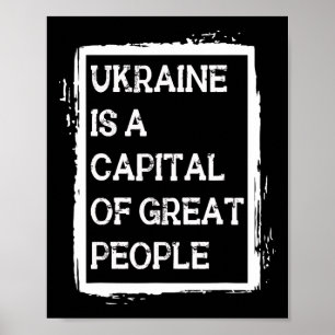 Affiche L'Ukraine est la capitale d'un grand peuple de che