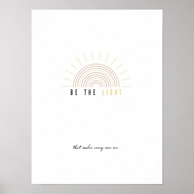 Affiche Lumière (Devant)