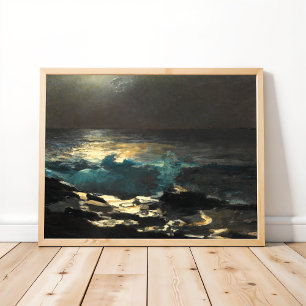 Affiche Lumière de la Lune, Wood Island Light par Winslow 