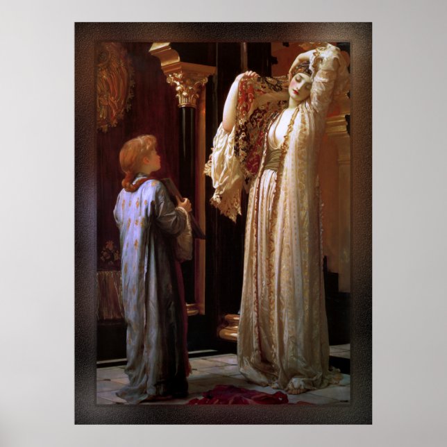 Affiche Lumière du Harem par Lord Frederic Leighton (Devant)