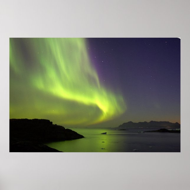 AFFICHE LUMIÈRE DU NORD - ALASKA (Devant)