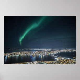 Affiche Lumière du Nord de Tromso