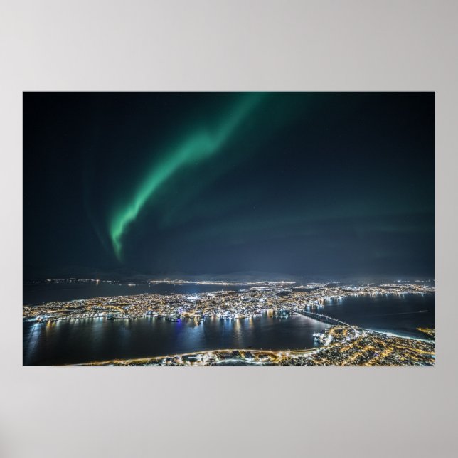 Affiche Lumière du Nord de Tromso (Devant)