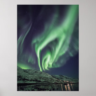 Affiche Lumière du Nord Norvège