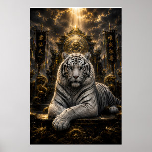 Affiche Lumière du Roi Trône du Tigre Blanc Fanta Maje