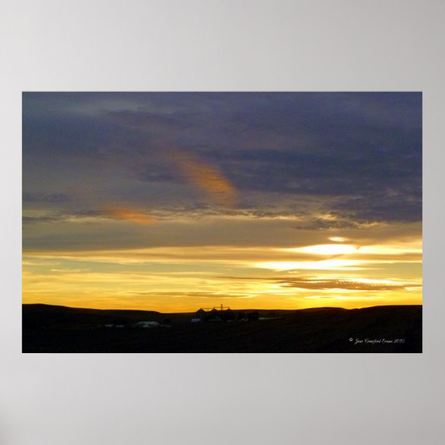 Affiche Lumière du soir (Devant)