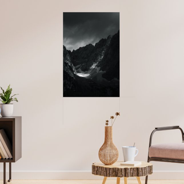 Affiche Lumière du soleil à travers des nuages sombres (Salon 3)