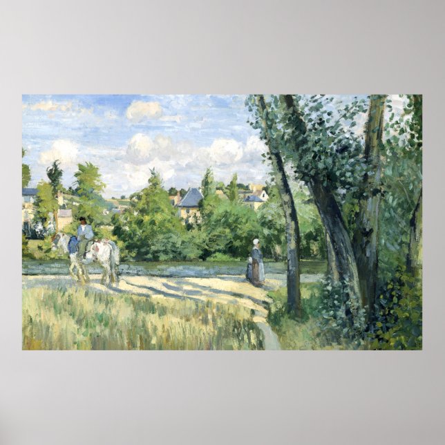 Affiche Lumière du soleil sur la route, Pontoise Camille P (Devant)