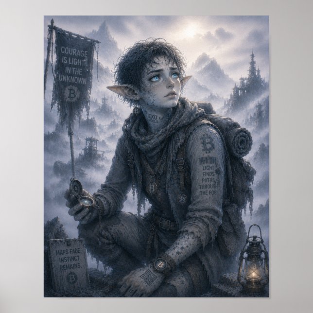 Affiche Lumière / Éclaireur / Montagnes de Brume (Devant)