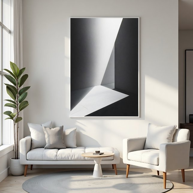 Affiche Lumière et ombre architecturales minimalistes (Créateur téléchargé)