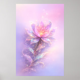 Affiche Lumière Éthérée de Lotus