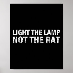 Affiche Lumière La Lampe Pas Le Rat Drôle Noël 1