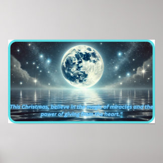 Affiche Lumière lunaire Aurora magique