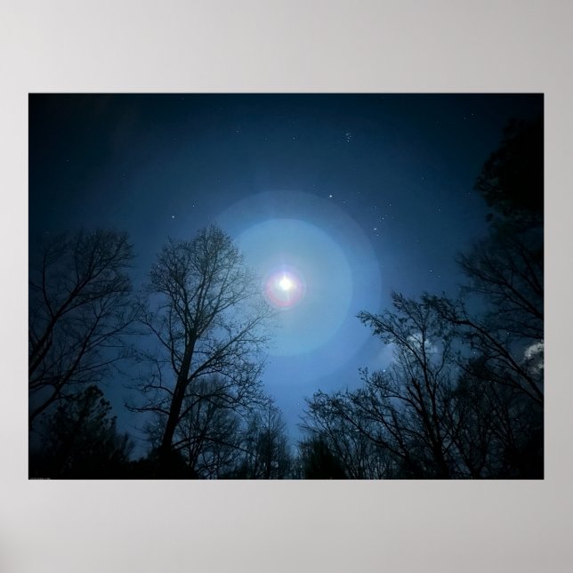 Affiche Lumière nocturne, (Devant)