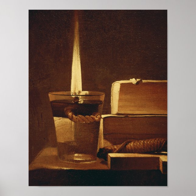 Affiche Lumière nocturne, 1630-35 (Devant)