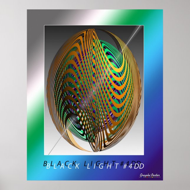 Affiche Lumière noire #4DD (Devant)