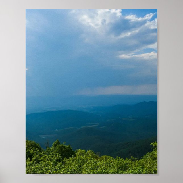 Affiche Lumière orageuse sur le Blue Ridge (Devant)