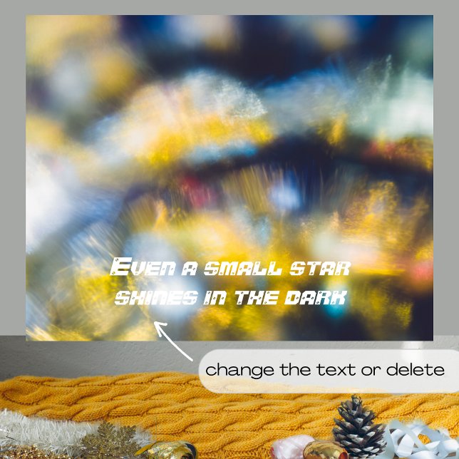 Affiche Lumières cosmiques dansantes (Créateur téléchargé)