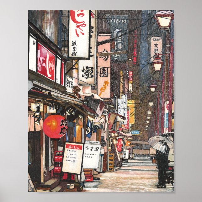 Affiche Lumières dans la neige (Devant)