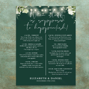 Affiche Lumières de Chaîne d'Émeraude Itinéraire de Mariag