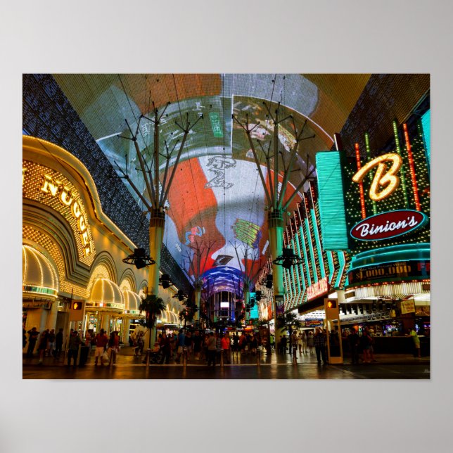 Affiche Lumières De Fremont Street (Devant)
