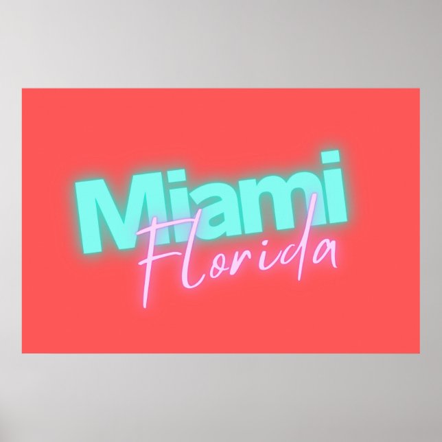 Affiche Lumières de New Miami (Devant)