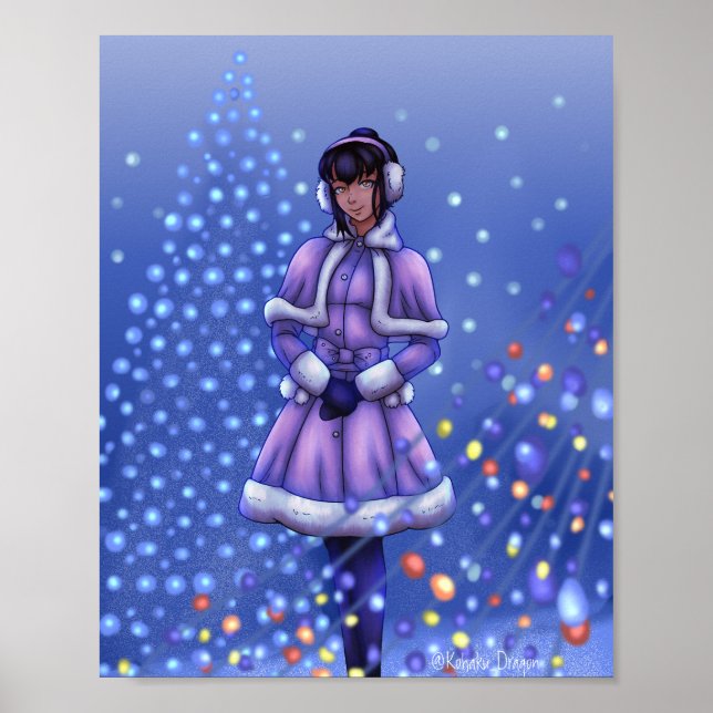 Affiche Lumières de Noël (Devant)