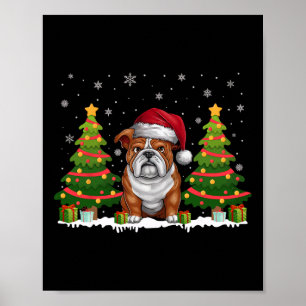 Affiche Lumières des arbres de Noël