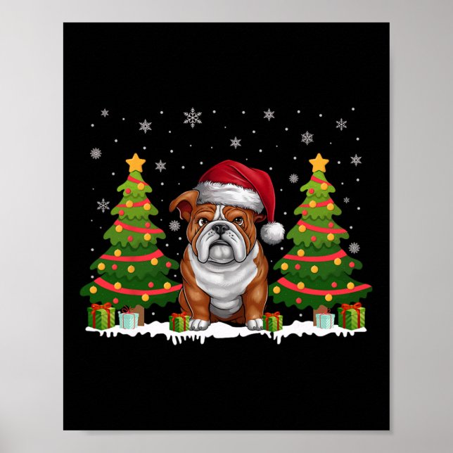 Affiche Lumières des arbres de Noël (Devant)