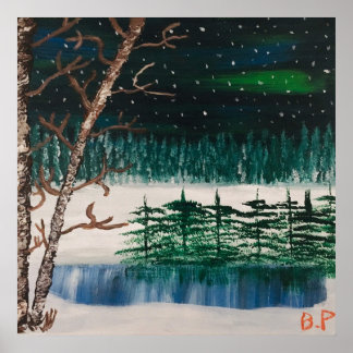 Affiche Lumières du Nord