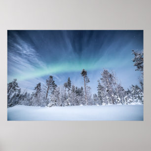 Affiche Lumières du Nord Nord Norvège