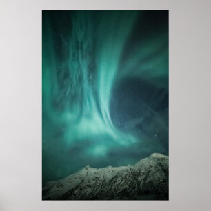 Affiche Lumières du Nord Norvège