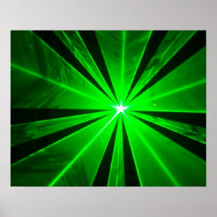 Affiche Lumières lasers -
