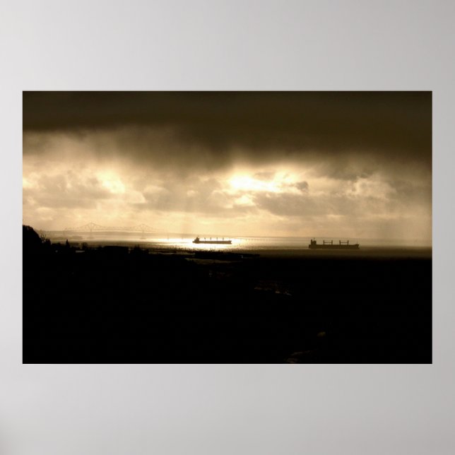 Affiche Lumières Sur La Rivière (Devant)