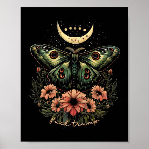 Affiche Luna céleste Moth Subtil Anti Trump