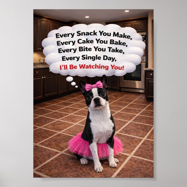 Affiche "Luna is Watching You" (Devant)