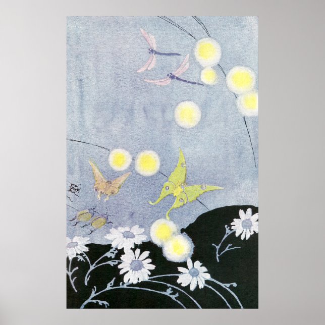 Affiche Luna Moth Lit par lueur de lucioles (Devant)