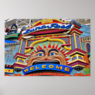 Affiche Luna Park, Juste Pour S'Amuser