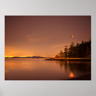 Affiche Lunar Eclipse   Victoria, British Columbia