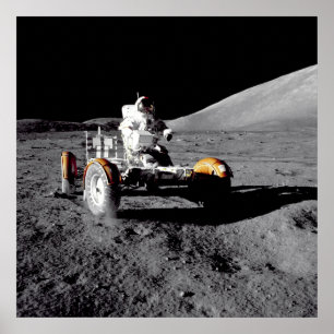 Affiche Lunar Rover, Apollo 17